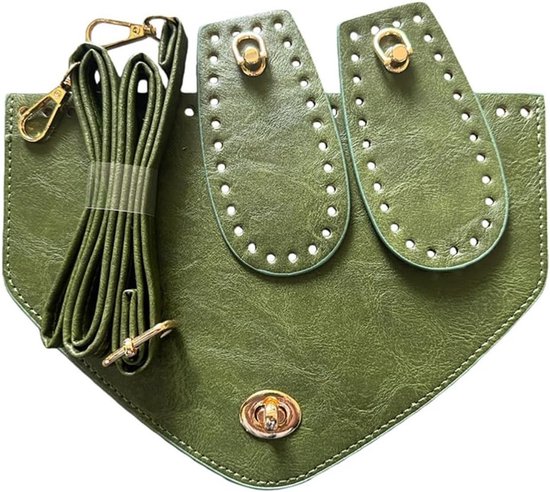 Handgemaakte haakaccessoires voor tassen, set voor het maken van een schoudertas, inclusief bodemstuk en DIY benodigdheden voor creatieve projecten