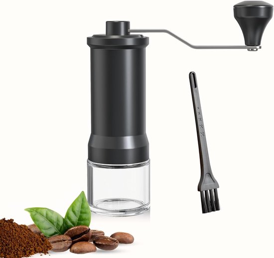 Handmatige Koffiemolen met 40 Instelbare Niveaus, Draagbare Koffiebonenmolen voor Reizen, Kamperen en Kantoorgebruik, Perfect voor Espresso en Filterkoffie