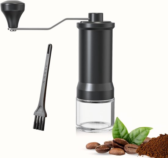 Handmatige Koffiemolen met 40 Instelbare Niveaus, Draagbare Koffiebonenmolen voor Thuis, Camping en Kantoor, Perfect voor Espresso en Reisgebruik