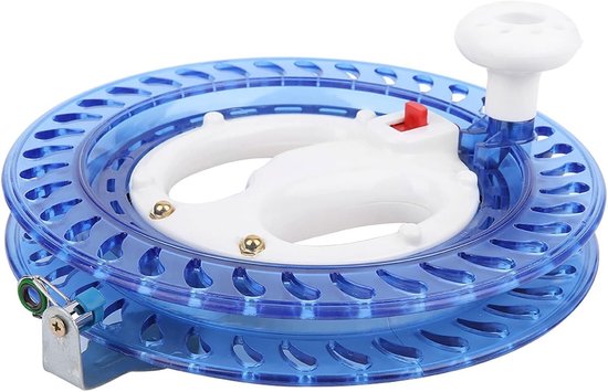 Handmatige Visspoel voor Zeefishing - Multifunctionele ABS Winding Reel Accessoire voor Buitenactiviteiten, Perfect voor Vliegvissen en Sportvissen