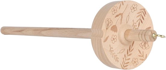 Handmatige Wol Spin Kit met Houten Spindel, Ideaal voor Beginners en Plantaardige Vezels, Garen Spin Gereedschap voor Creatieve Projecten