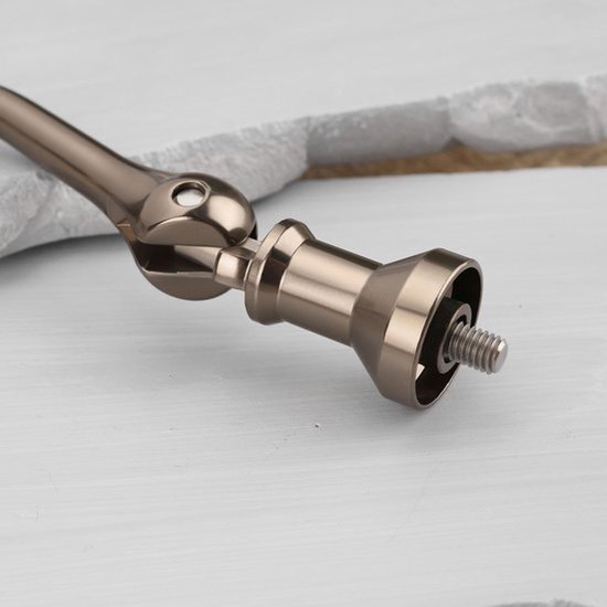 Handvat 11 cm - Roestvrij Staal - Ergonomisch - Inschoefbaar - Vismolen - Duurzaam - Visreel