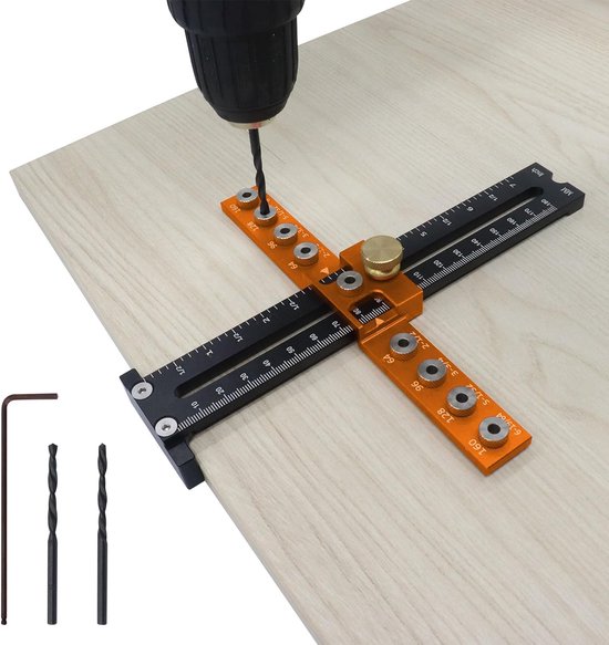 Hardware Jig, instelbare aluminiumlegering kabinet handgreep jig