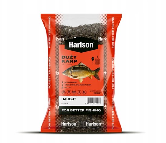 Harison Halibut Groundbait 1kg – Karper Voer voor Method Feeder en Witvis
