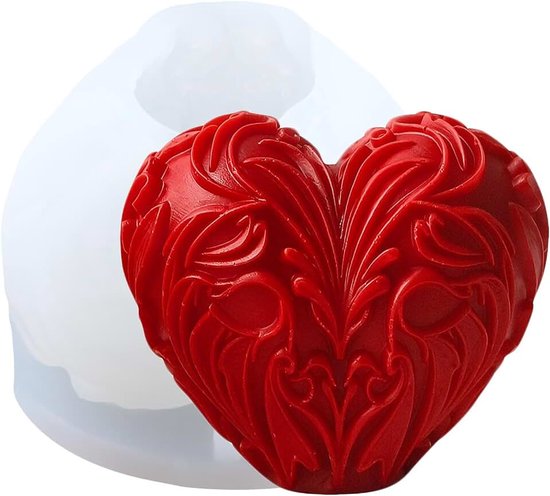 Hart Kaarsvorm Liefde Hart Kaarsen Siliconen Mallen Valentijnsdag Hars Gieten Vorm Voor Kaarsen Huisdecoratie Vorm Kaarsen Maken Aromatherapie Gipskaarsen Klei Ambachten