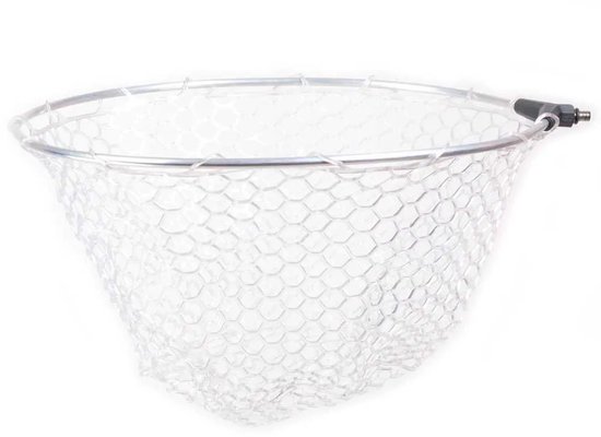 Hart Rubber Landingsnetkop Zilver 45 x 40 cm van Spro