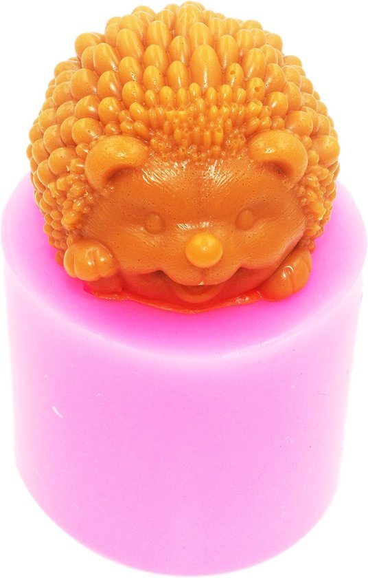 Hedgehog N529 Mould Craft Art siliconen zeep matrijs ambachtelijke mallen DIY handgemaakte kaars mallen