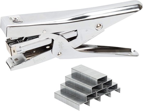 Heftige Stapelaar Pliers - Robuust Metaal - Ergonomisch Handvat - Ideaal voor Kantoor en School - ShopVlot