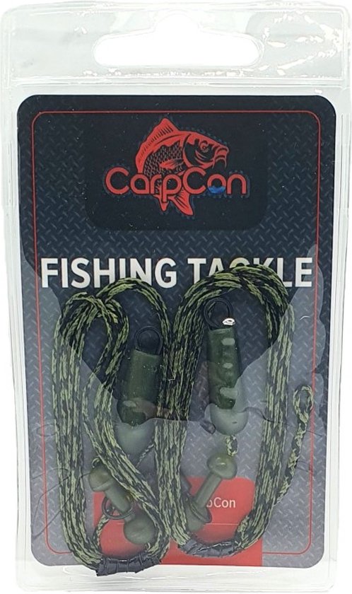 Helicopter/Chod System Leaders - 45lb - 100cm - 2 stuks - Chod/Helikopter Leadcore Leaders van PB Products