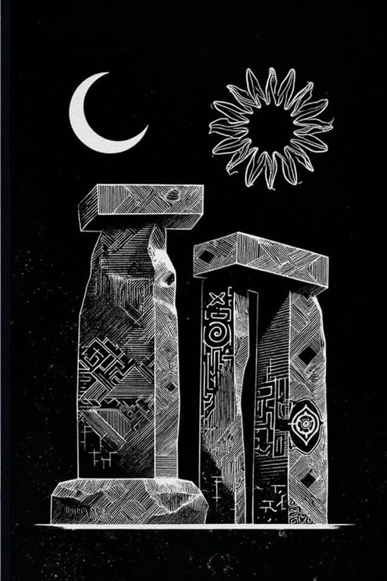 Henge Journal: A Lined Notebook Ancient Stones and Cosmic Symbols
