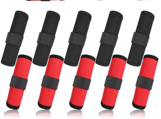 Hengelhoes - 10 stuks - Visaashoezen - Hengelaccessoires - Nylon - Beschermer voor het opbergen van vishaken - Geschikt voor hengels, aan het meer, op de rivieroever en aan zee - 15×15cm - Rood, zwart