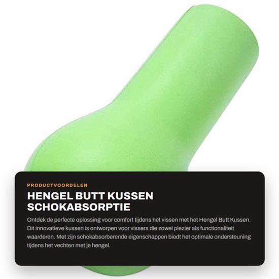 Hengelhouder Comfortabel Groot Staartgebied - EVA - Schokabsorberend - Vissen - 16 x 8,5 x 8,5 cm - Antislip Pad - Vishouder
