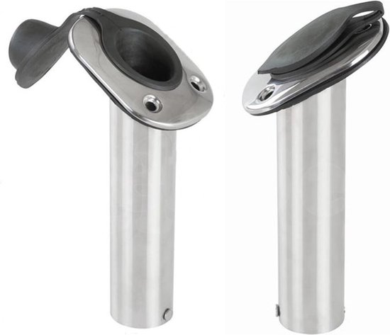 Hengelhouders van roestvrij staal 316 - Duurzame plafondinbouw met afdekklep en afdichting - Tot 30° kantelbaar van $