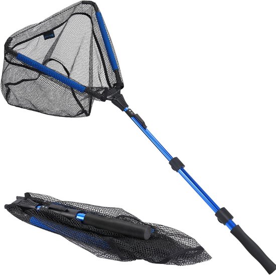 Hengelnet - Visnet - Vissen Vangen - Drijvend Ontwerp - 75cm - Blauw