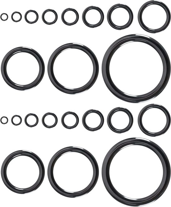 Hengelringset met keramische geleiders voor hengelreparatie, 11 maten van 3,7 mm tot 29,9 mm, duurzame puntringen en hengelgeleiders