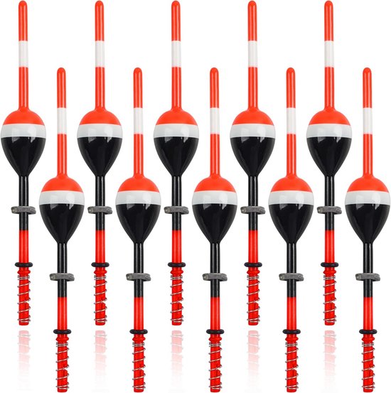 Hengelsnoer Schuifdobbers Hout - Slip Bobbers voor Forel, Baars, Snoekbaars Vissen (Set van 5 of 10)