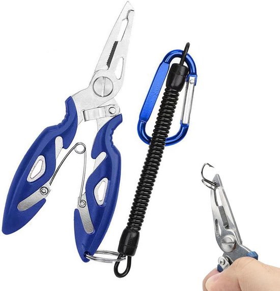 Hengeltang - Roestvrijstalen tang voor het trimmen en afsnijden van haken van Merkloos