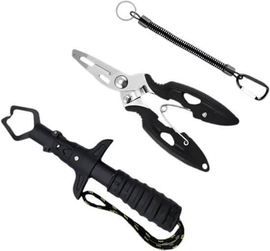 Hengeltang set 3 stuks - roestvrij staal - multifunctioneel - ideaal voor beginners - ShopVlot