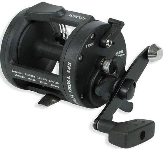 Herculy Stark Troll Trollingmolen Zwart 145 van Merkloos