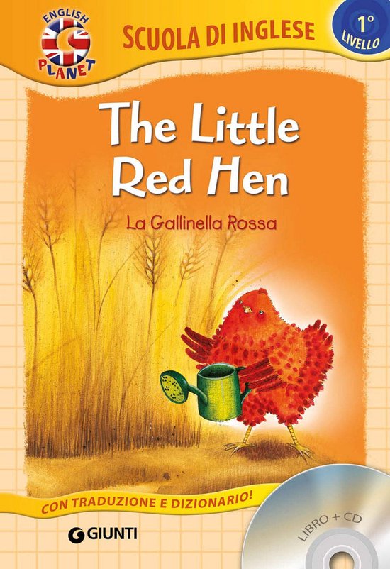 Het Kleine Rode Hennetje - Tweetalig Voorleesboek Met Audio CD van Merkloos