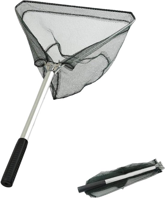 HEZIVO® Schepnet Vissen - Visnet Telescopisch - Landingsnet Opvouwbaar - Uitschuifbaar 1,5-2 M