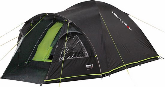 High Peak Talos 3 Koepeltent - Donkergrijs - 3 Persoons van High Peak