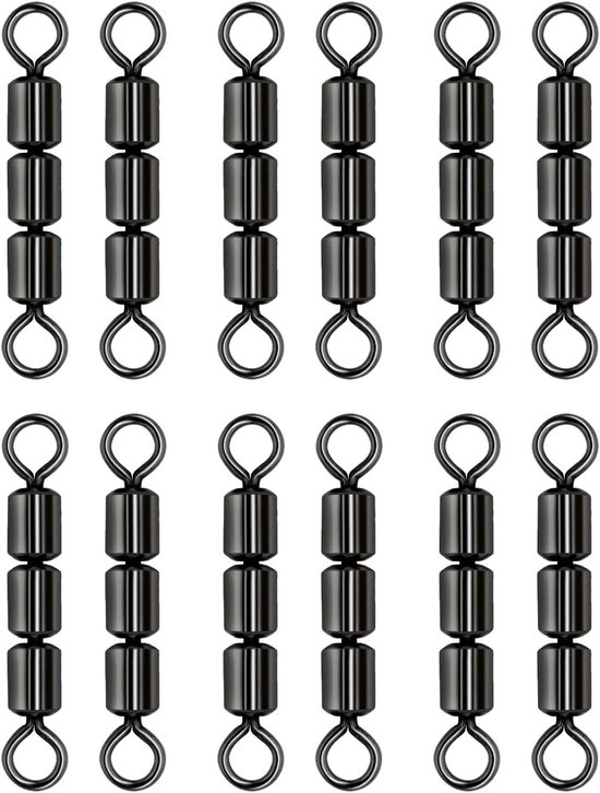 High-speed triple swivels voor vissen, ideaal voor forel en andere vissoorten, visaccessoires en aas