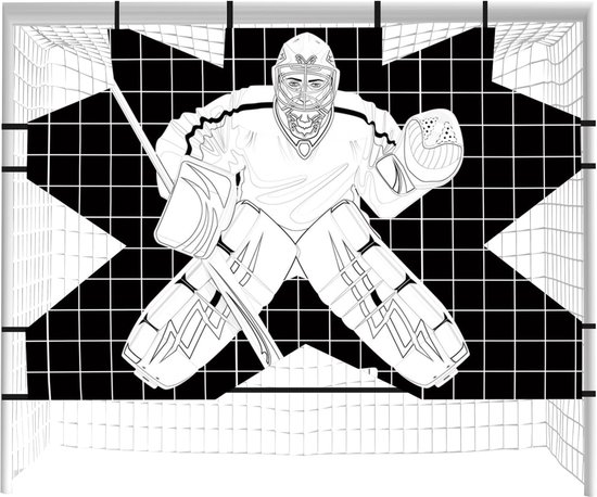 Hockey Keeper Target - Precisie Shooting Sheet Doel Oefening Trainer | Duurzame Rating Tool, All Wether Shot Blocker voor Trein Home Toernooien