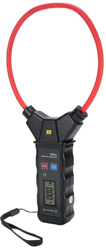 Hoge Precisie Stroomtangmeter tot 5000A met Verlichting en Flexibele Spoel voor Grootstroommetingen