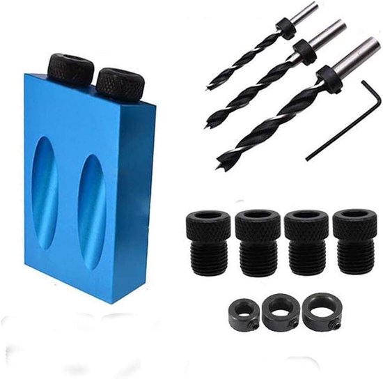 Hole Schroef Jig Deuvel Boor Schrijnwerk Kit