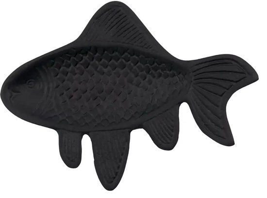 House Doctor Wanddecoratie Fish Zwart 19.5cm