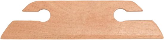 houten afgeschuinde spoel met inkeping, handgemaakte weefgetouwen, spoel voor het weven van DIY-knutselaccessoires (trapeziumvormig)