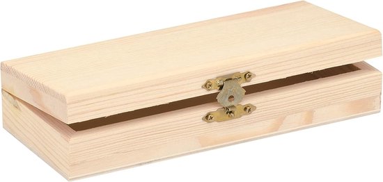houten doos, naturel