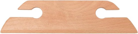 Houten Weefspoel - Spoel voor Weven - Handwerk Projecten - Afgeschuinde Randen - 17 x 44 x 13 cm - Houtnerf
