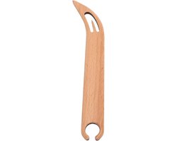 Houten Weefspoel voor het Weven van Intricate Patronen en Ontwerpen, Compact en Lichtgewicht voor Onderweg, Ideaal voor Weefprojecten en Creatieve Hobby's