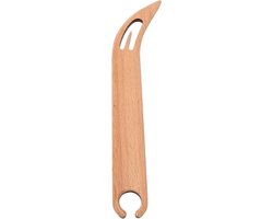 Houten Weefspoel - Weefgereedschap Spoel - Textiel Ontwerpen - Glad Gepolijst Oppervlak - 21 x 3 x 2 cm - Beuken van Merkloos