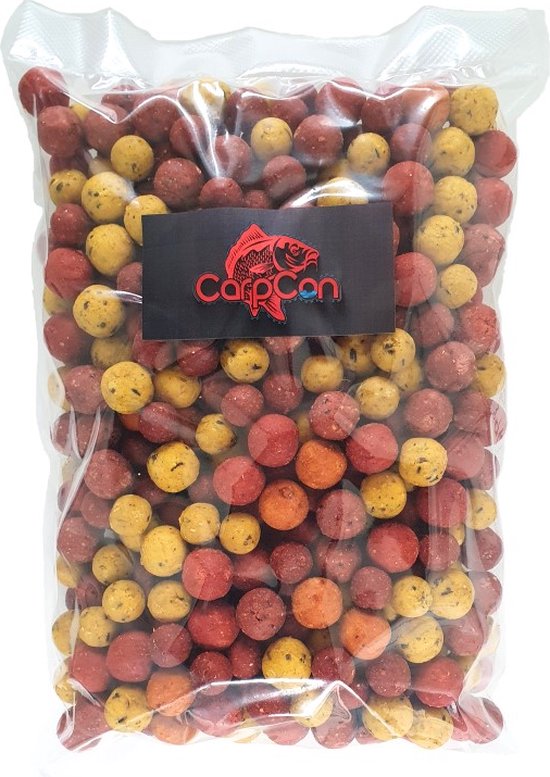 HQ Voerboilies - 10kg (5x2kg) - Gemengde Voer Boilies - Karper Aas - Lokvoer voor Karpervissen