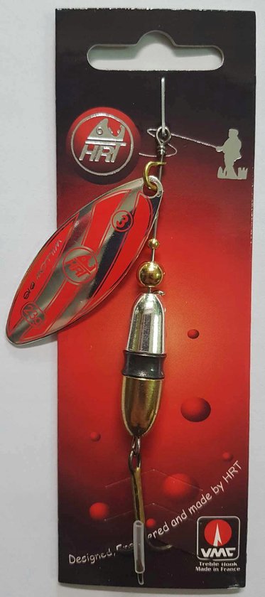 HRT Willow Big Spinner nr 3 | 23g | Vliegvis Kunstaas voor Snoek & Baars van Merkloos
