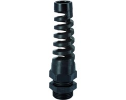 Hummel wartel PG12 3-6,50mm lang - HSK-Flex zwart per 50 stuks (1293120130) van Merkloos