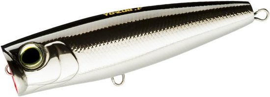 Hydro Popper Drijvende Aas, Zwart Zilver - Perfect voor Visserij van Merkloos