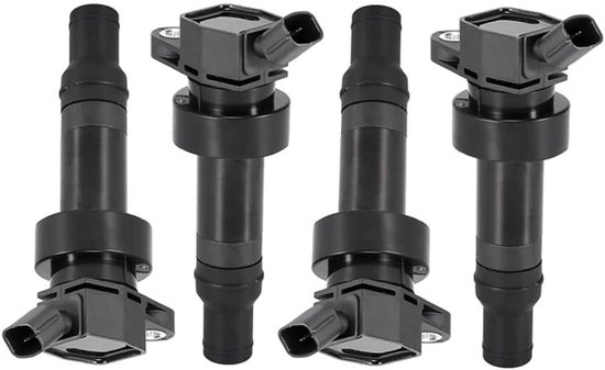 Ignition Coil Set van 4 voor Kia Rio, Soul en Hyundai Accent - Betrouwbare vervangingen voor optimale motorprestaties van Merkloos
