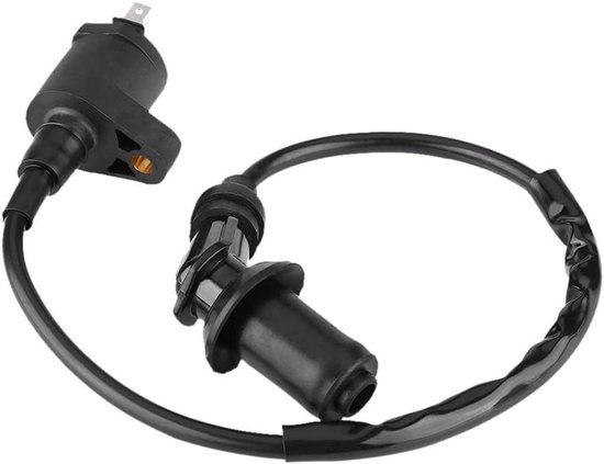 Ignition Coil voor GY6 Motorfiets, Dirtbike, Scooter en Moped - Zwart, Hoogwaardige Prestaties en Betrouwbaarheid