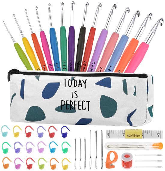 IMPERATORIS® Creative Haakpakket/Haken pakket 14 stuks - Inclusief Breinaalden - Voor Volwassenen en Beginners