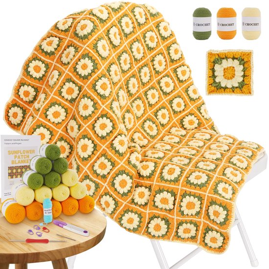 IMPERATORIS® Creative Haakpakket/Haken pakket 16 stuks - Inclusief Breinaalden - Voor Volwassenen en Beginners