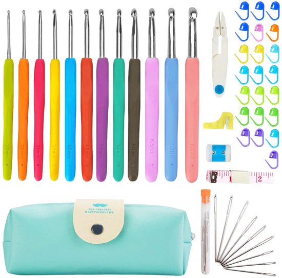 IMPERATORIS® Creative Haakpakket/Haken pakket 47 stuks - Inclusief Breinaalden - Voor Volwassenen en Beginners