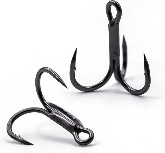 Imperatoris - Vishaken - Vis Haakjes - Vishaken Set - Vishaakjes Assortiment - Hengelsport - Alle Vissoorten - Maat 16# - 50 Stuks - Zwart van Merkloos