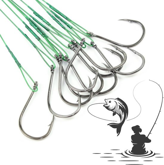 Imperatoris - Vishaken - Vis Haakjes - Vishaken Set - Vishaakjes Assortiment - Hengelsport - Alle Vissoorten - RVS - Maat 15# - 30 Stuks - Zilver van IMPERATORIS®