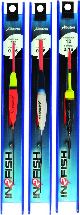 IN2FISH Tuigenset No.2 - 3 Tuigen van Merkloos