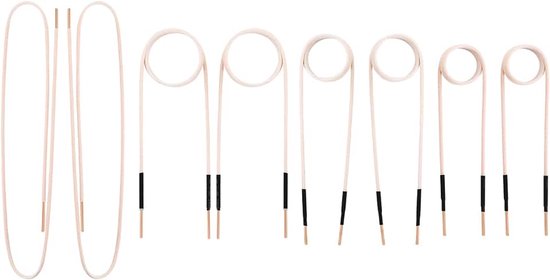 Inductie-verwarmingsspoel, 8 stuks, inductie-verwarmingsspoel, 2 x 3/4/5 cm, mini-verwarmingsspoelen, set met 2 reservedraden en opbergdoos, 15 cm verwarmingsspoel, voor verwarmen, lassen