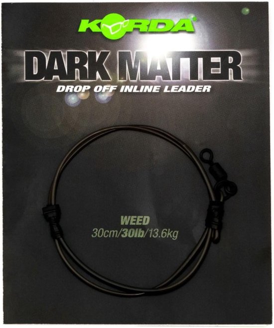 Inline Dropper Lijn met Sterke Monofilament - 30 lb Treksterkte, 30 cm Lengte van Merkloos